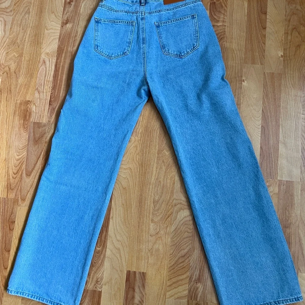 Princess Polly Light Blue 💯 Cotton High Rise Denim Jeans Jeans sz 4